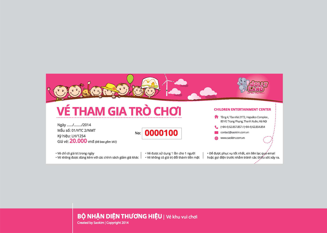 JOLLY LAND - Thiết kế thương hiệu khu vui chơi trẻ em Jolly Land